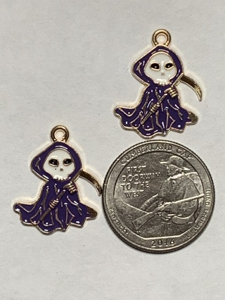 HALLOWEEN CHARMS~#22~SET OF 2 CHARMS~FREE SHIPPING!