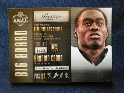 2014 Panini Prestige Draft Big Board Brandin Cooks