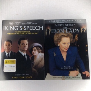 Lot of 2 DVD movies The King’s Speech & The Iron Lady