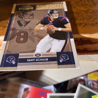 2008 donruss playoff contenders season ticket matt schaubfootball card 