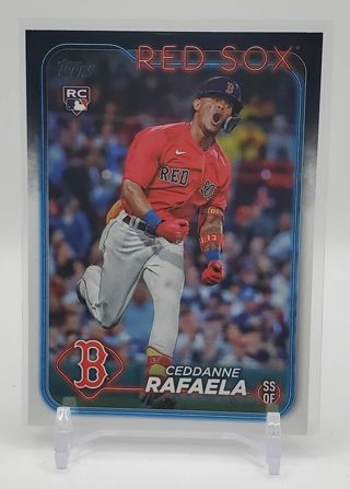 Ceddanne Rafaela 2024 Topps Series 1 base Rookie RC #313 Boston Red Sox baseball card