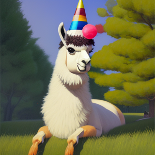 Listia Digital Collectible: Party Llama