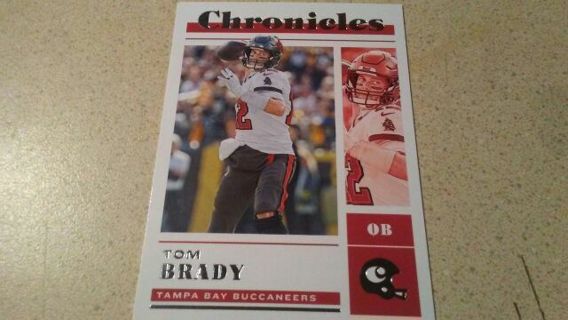 2022 PANINI CHRONICLES TOM BRADY TAMPA BAY BUCCANEERS FOOTBALL CARD# 25