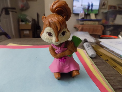 2011 McDonalds toy Brittany of Alvin & the Chipmunks holding green object  # 2