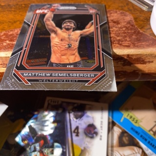 2023 panini prizm matthew semelsberger rookie UFC wrestling card 