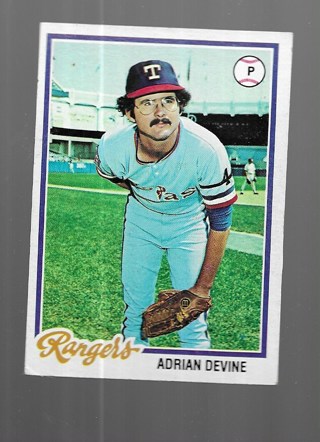 1978 TOPPS ADRIAN DEVINE #92