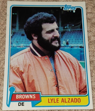 ♨️♨️ 1981 Topps Lile Alzado Football card # 505 Cleveland Browns  ♨️♨️ 