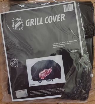 New NHL hockey Detroit Red wings vinyl grill cover 68x21x35