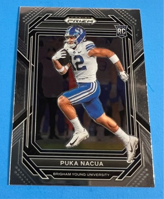 2023 Prizm Draft Picks Puka Nacua Base #197 Rookie Card Rams