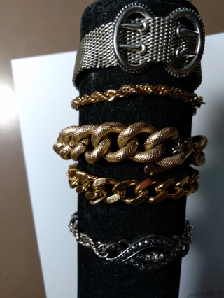 Lot 5 VintageLink Bracelets