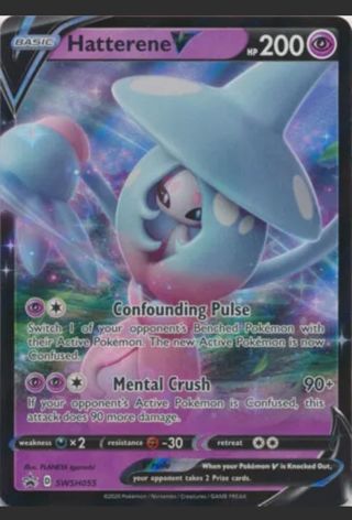 NM Ultra Rare Hatrerene V Pokemon card TCG