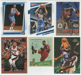 Fantastic Set of 6 Basketball Cards w/2 RC's & 2 Vintage!