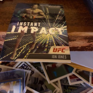 2021 panini prizm instant impact jon jones UFC card 