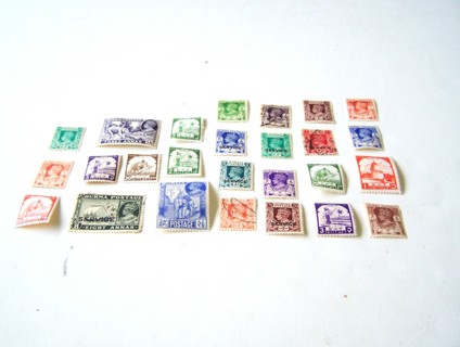 Very Old Burma Postage Stamps used/unused set of 26