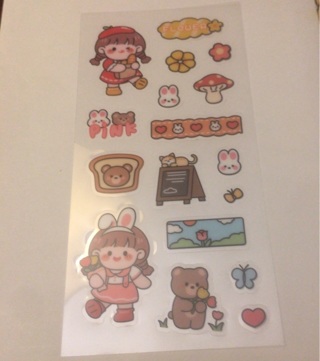 Kawaii Sticker Sheet Read description before bidding