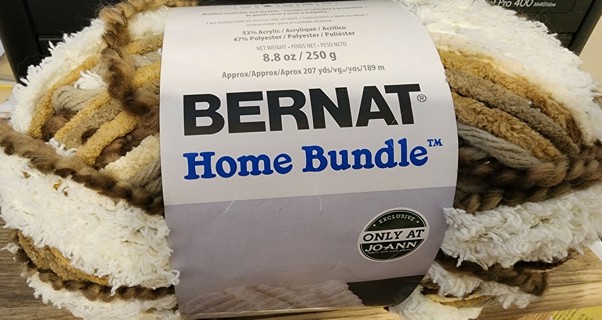 NEW - Bernat Home Bundle Yarn - "Cream Taupe"