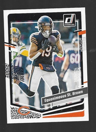 2023 DONRUSS EQUANIMEOUS ST BROWN #53