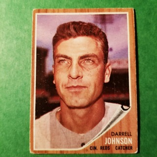 1962 - TOPPS EXMT - NRMT BASEBALL - CARD NO -  16 - DARRELL JOHNSON -  REDS