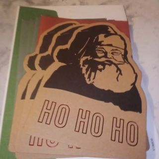 Reduced-"6" -Ho Ho Ho & Envelopes Cards