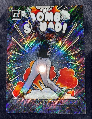 Ken Griffey Jr. 2023 Panini Donruss #BS2 Bomb Squad Rapture Seattle Mariners