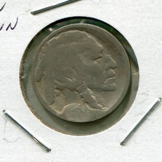 1913 P Type 2 Buffalo Nickel-Restored Date