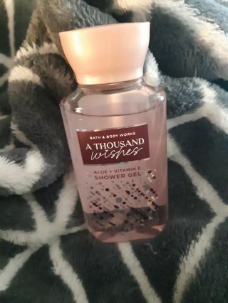 BBW a thousand wishes shower gel