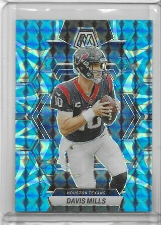 2023 MOSAIC DAVIS MILLS BLUE PRIZM REFRACTOR CARD