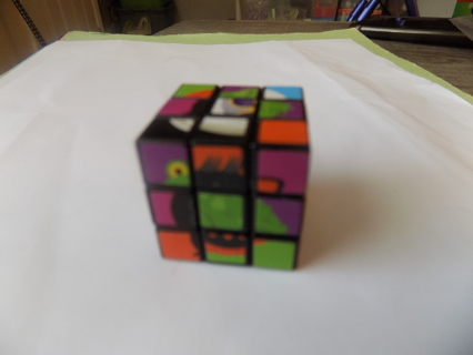 Miniature Halloween theme Rubics cube 1 inch square