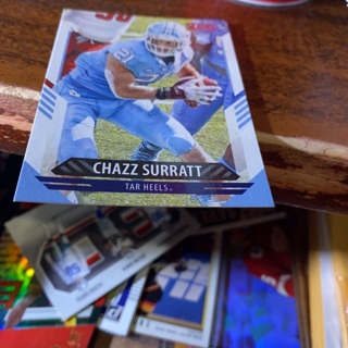 2021 score chazz surratt rookie football card 