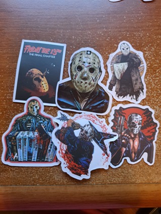 6 Horror Movie Stickers