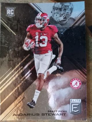 2017 DONRUSS ELITE ROOKIE DRAFT PICK ARDARIUS STEWART ALABAMA CRIMSON TIDE FOOTBALL CARD# 173