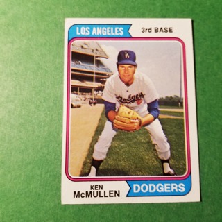 1974 - TOPPS BASEBALL CARD NO. 434 - KEN McMULLEN - DODGERS - EXMT/NRMT