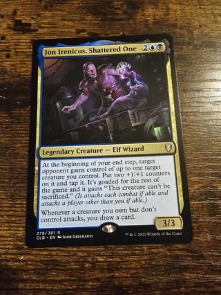 Magic the gathering mtg Jon Irenicus shattered one rare card Baldurs Gate