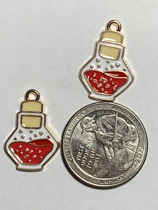 ♥♥VALENTINE’S DAY CHARMS~#53~SET 3~SET OF 2 CHARMS~FREE SHIPPING ♥♥
