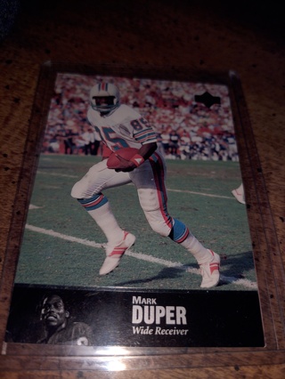 Two card lot football,  Mark duper