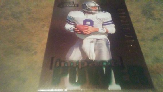 1995 SKYBOX IMPACT POWER STARS OF THE ZONE TROY AIKMAN DALLAS COWBOYS FOOTBALL CARD# IP27