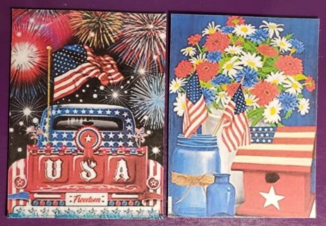 Red White & Blue! Pretty Magnets!