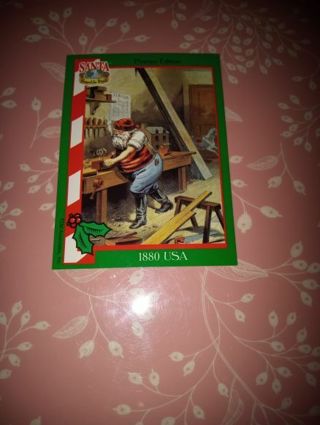 Santa Around The World Card