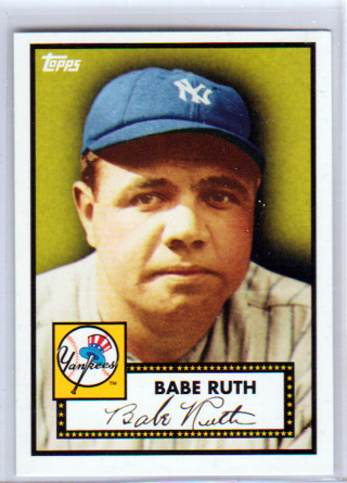 Babe Ruth, 2010 Topps 1923 World Series Card #1, New York Yankees, (EL)