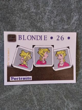 Blonde Trading Card