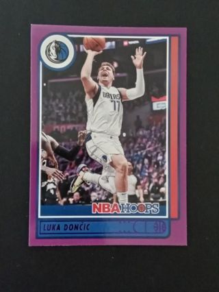 Dallas Mavericks Luka Doncic Purple Parallel Basketball Card