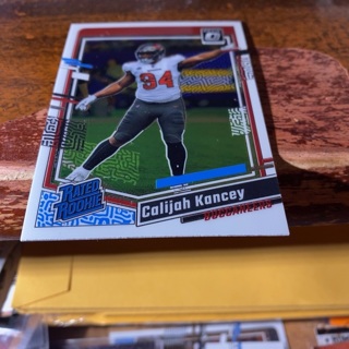 2023 panini donruss optic calijah kancey rookie football card 