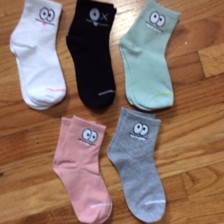 Brand New 5 Pairs of Girls Back to School Socks .