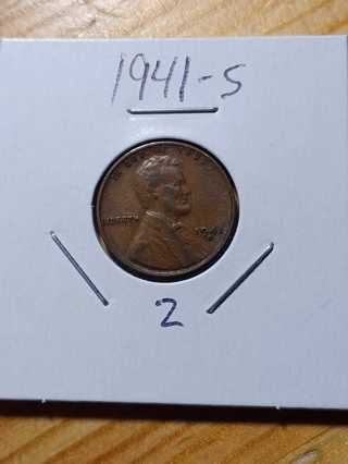 1941-S Lincoln Wheat Penny! 20.2