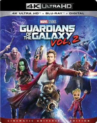 Guardians of The Galaxy Vol. 2 (Digital 4K UHD Download Code Only) *Marvel Comics* *Chris Pratt*