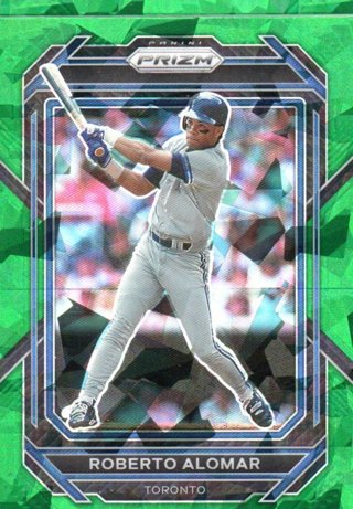 2023 Panini Prizm Roberto Alomar Green Ice