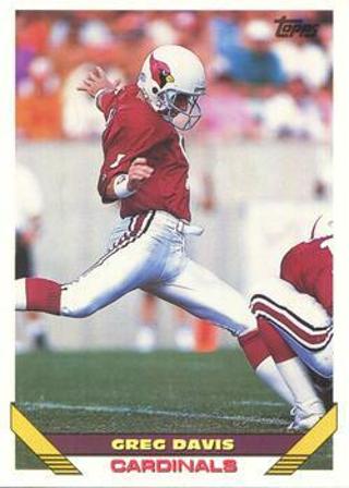 Greg Davis 1993 Topps Phoenix Cardinals