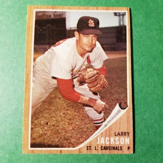 1962 - TOPPS BASEBALL CARD NO. 83 - LARRY JACKSON - CARDINALS