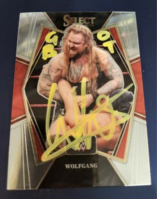 WWE NXT Wolfgang autograph card GALLUS