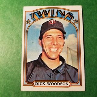  1972 - TOPPS BASEBALL CARD HI NO. 634 - DICK WOODSON - TWINS